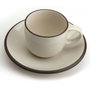 Avet Taza de Té con Plato 280 ml (6 Unidades) Stoneware Hampshire